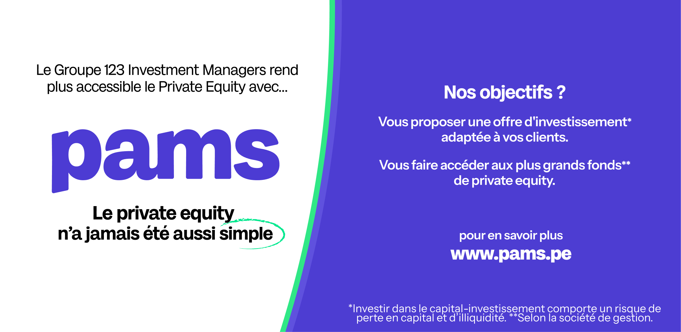 Pams, la nouvelle société de gestion du Groupe 123 Investment Managers dédiée à la multigestion